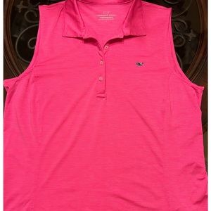 Women’s Vineyard Vines performance sleeveless shirt.